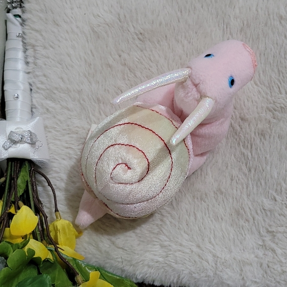 💚3/$25! VTG Swirly the Snail beanie baby - Picture 2 of 5